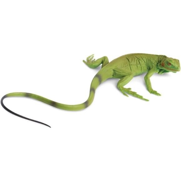 Iguana Baby Figurine - Detailed 9.4" Plastic Model Figure - Educational Toy - Picture 1 of 5